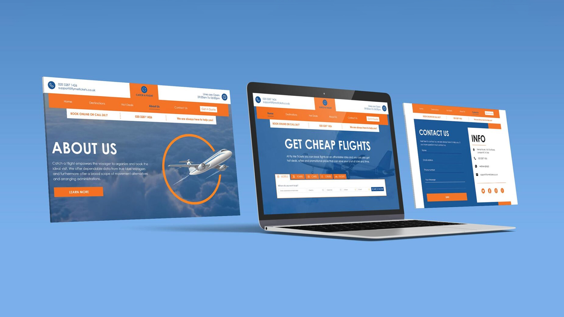 Catch A Flight – Website Design & Development