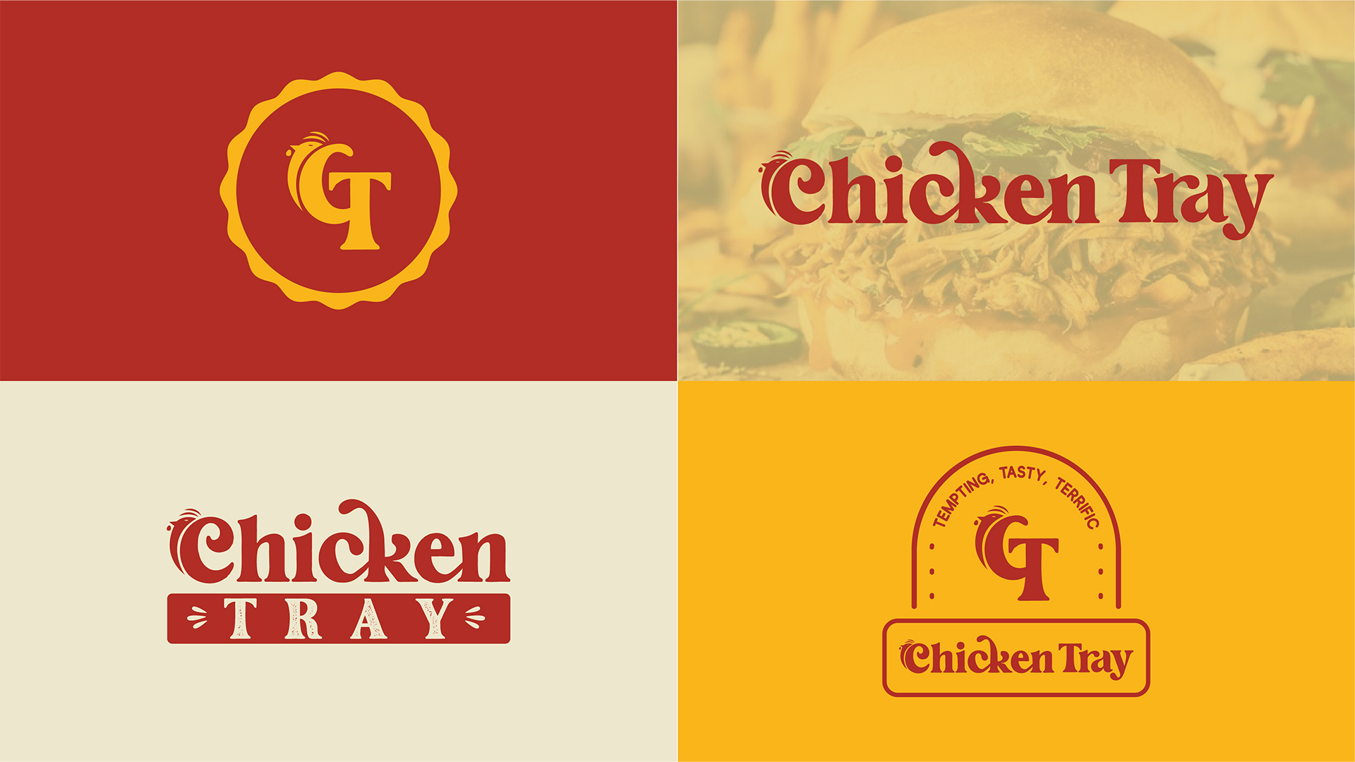 Chicken Tray Fast Food Branding